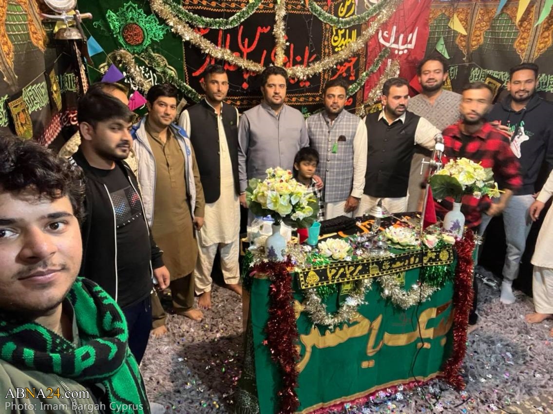 Photos: Prophet Muhammad and Imam al-Sadiq birthday celebrated at Hussaini Imambargah of Nicosia, Cyprus