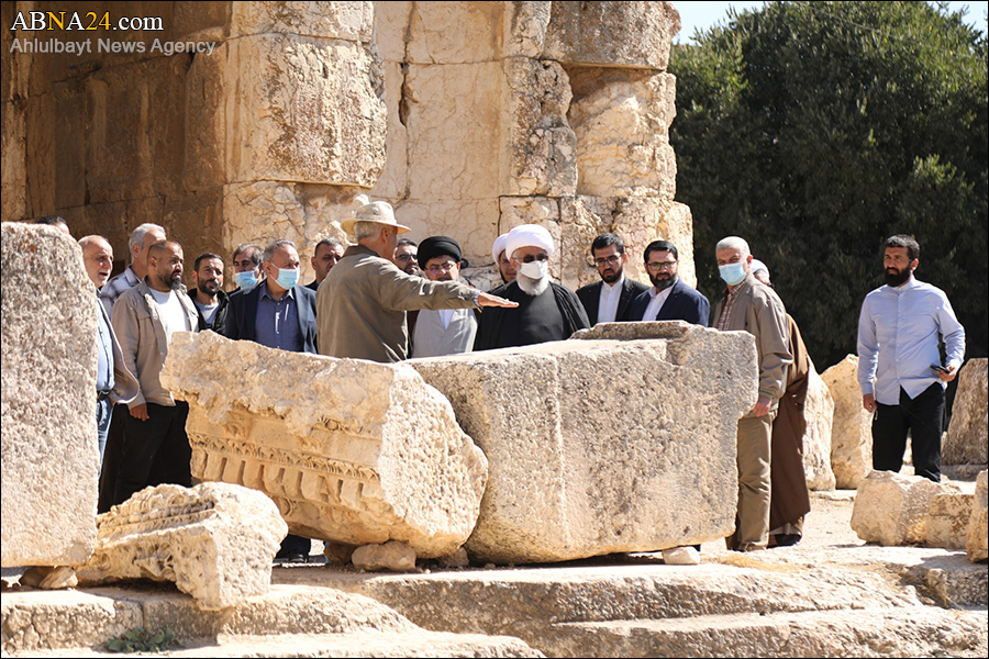 Photos: Secretary-General of AhlulBayt (a.s.) World Assembly visits historic fortress of Baalbek