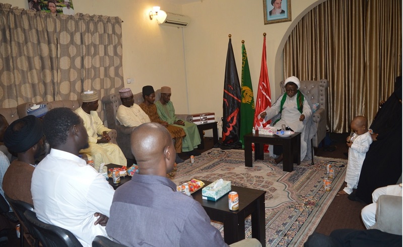 Islamic seminary students meet Sheikh Zakzaky in Abuja
