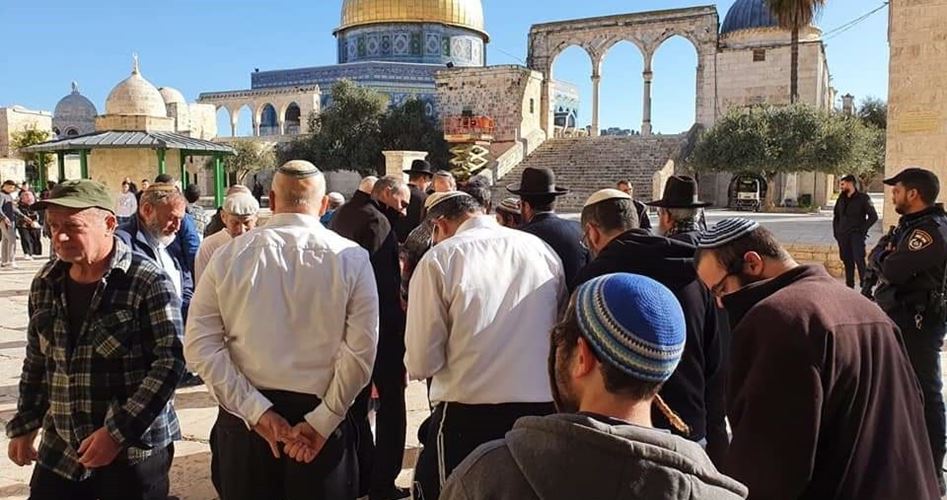 Over 120 fanatic Jewish settlers defile al-Aqsa Mosque