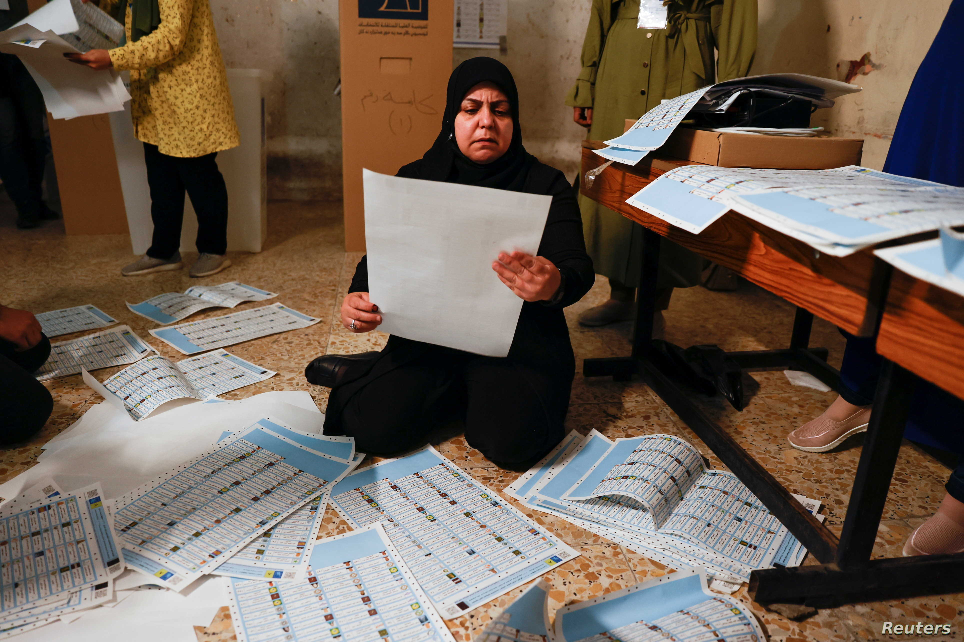 مفوضية انتخابات العراق تتحدث عن عمليات العد والفرز الجارية في بغداد