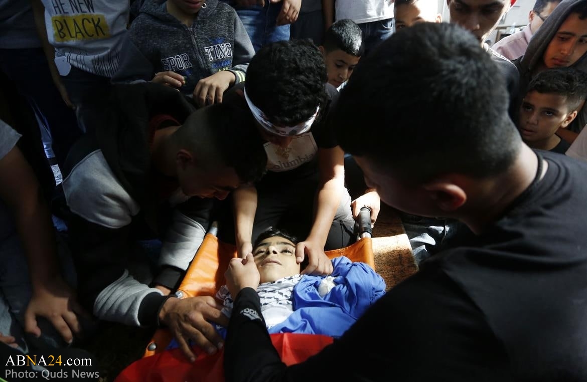Photos: Sad farewell to 13-year-old Palestinian child shot dead by Israeli occupation forces
