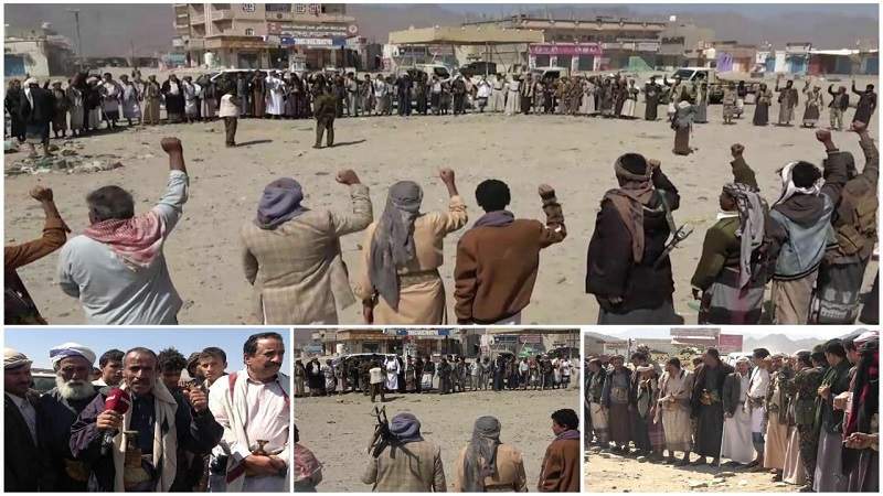 مشائخ ووجهاء الجوبة في مأرب يؤكدون وقوفهم إلى جانب الجيش واللجان الشعبية 