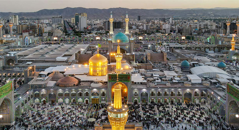 Christian young man converts to Islam at Imam Reza holy shrine