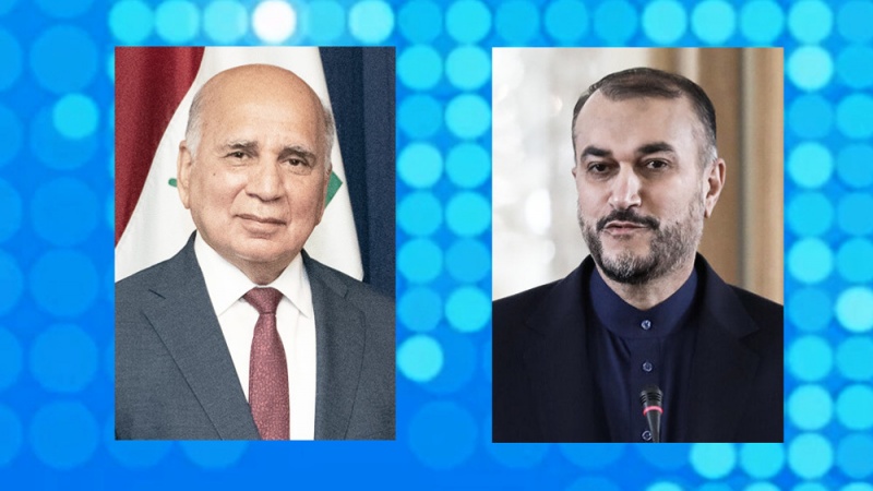 پێوەندی تەلەفوونی ئەمیر عەبدوڵڵاهیان لەگەڵ وەزیری دەرەوەی عێراق