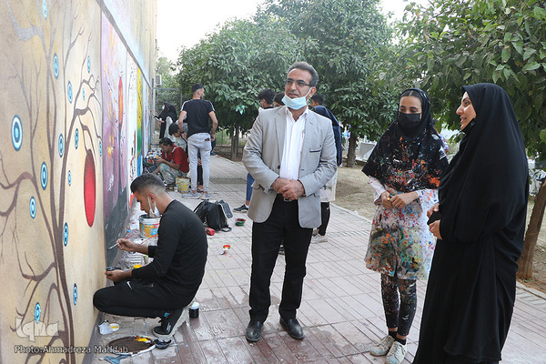 Festival de arte callejero en el suroeste de Irán