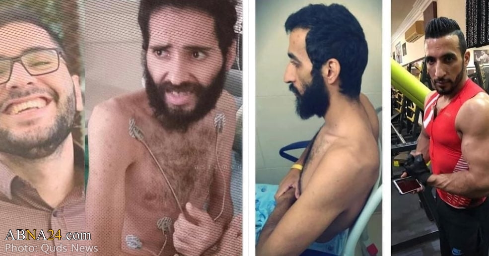Photos: Palestinian prisoners on hunger strike for 109 and 116 days in protest for detention without charge