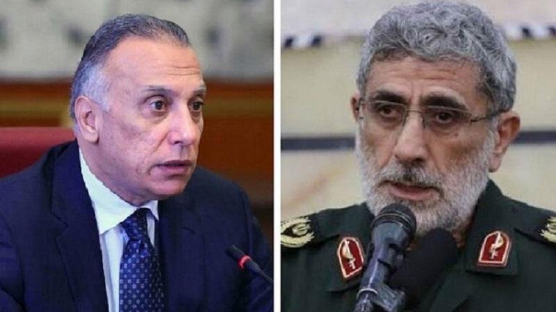 Janar Isma'il Qaani Ya Gana Da Manyan Jami’an Gwamnatin Iraki A Bagadaza