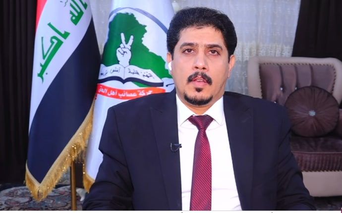 عصائب تكشف عن اضافة مطلب جديد لمطالب المعتصمين امام الخضراء