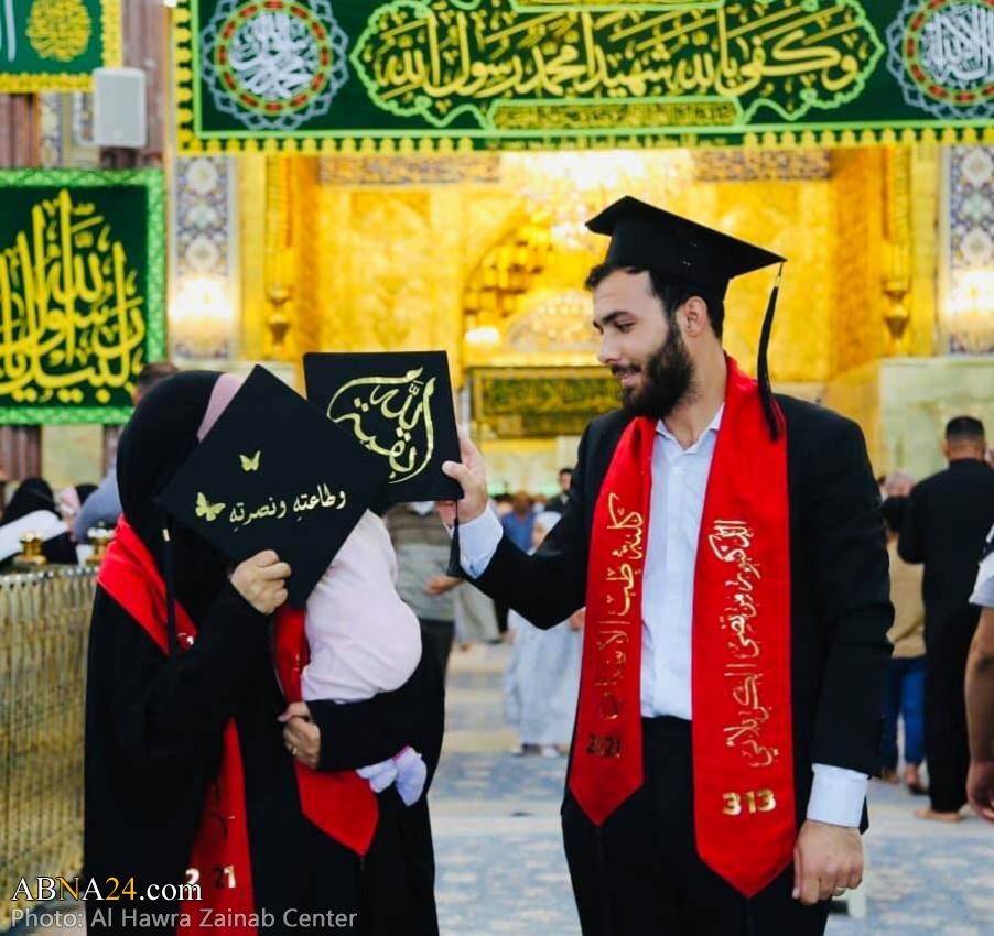 Photos: Children shared with mothers the joy of graduation at holy shrine of Imam al-Hussain