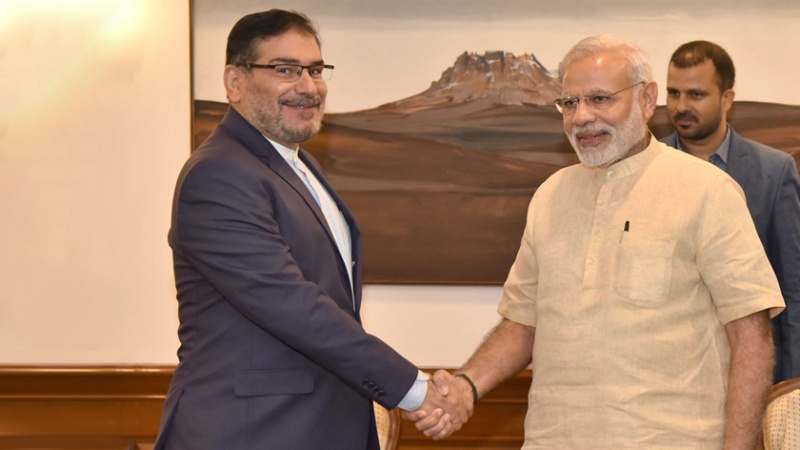 Iran's Shamkhani meets Indian PM in New Delhi