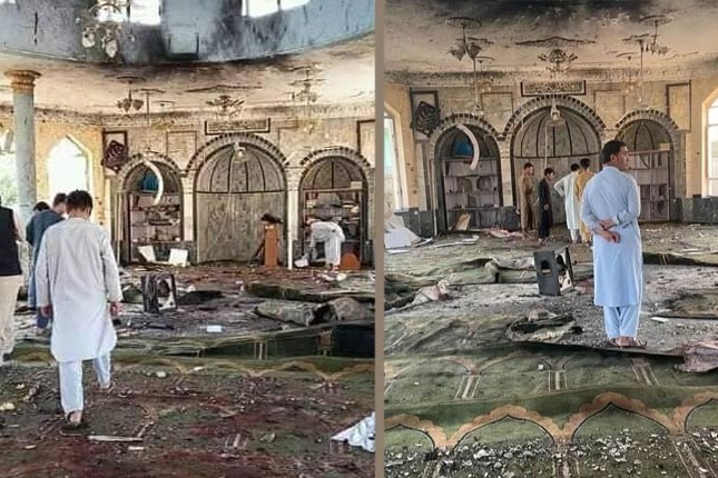 أفغانستان... انفجار يستهدف مسجدا في ولاية ننغرهار + (صور)