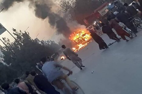 Взрыв в шиитском районе Кабула + фото