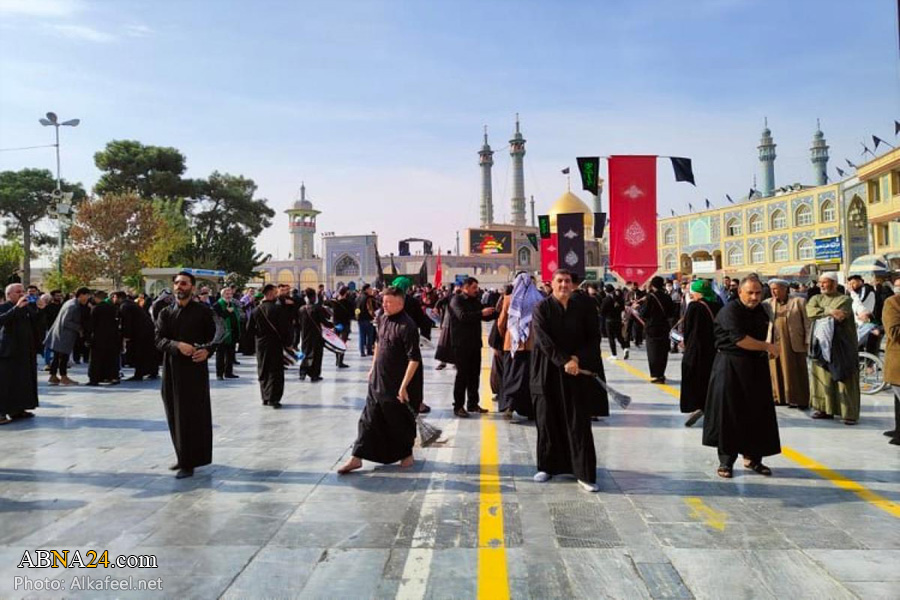 تقرير مصور/ مواكب عزاء بمناسبة شهادة السيدة المعصومة (ع) بقم المقدسة