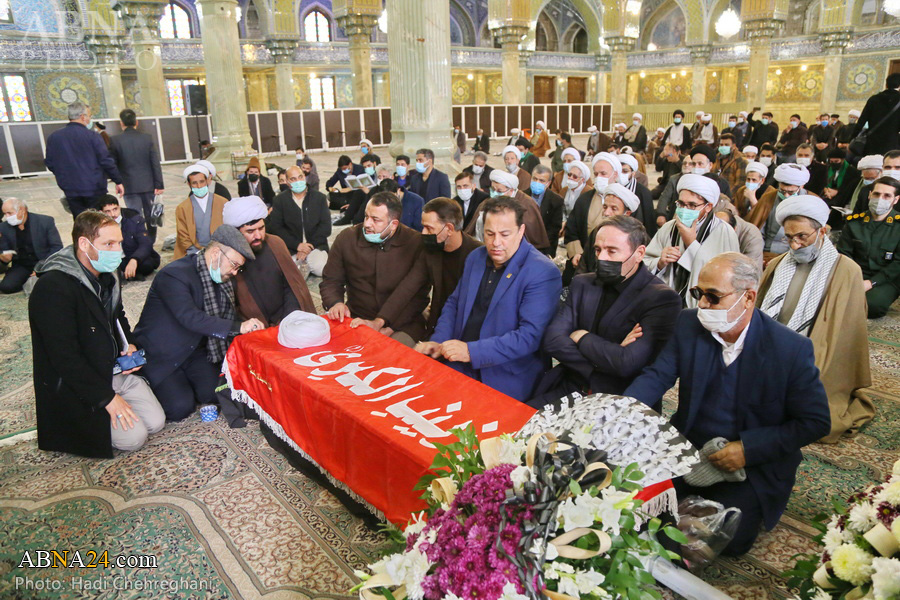 تصویری رپورٹ/  آیت الله مجتهد شبستری کا قم میں تشییع جنازہ