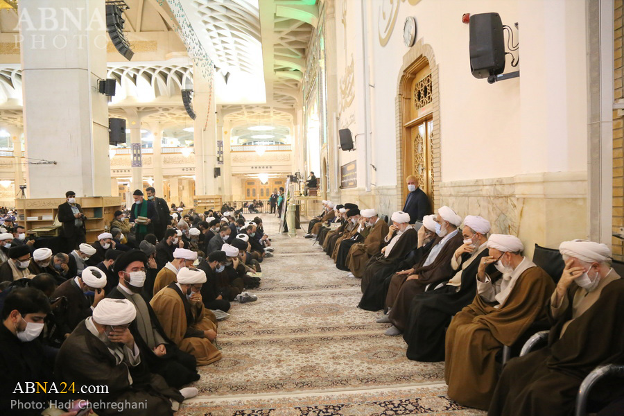 Photos: Memorial ceremony of Ayatolallah Mojtahed Shabestari held at Hazrat Masoumah holy shrine/ 1