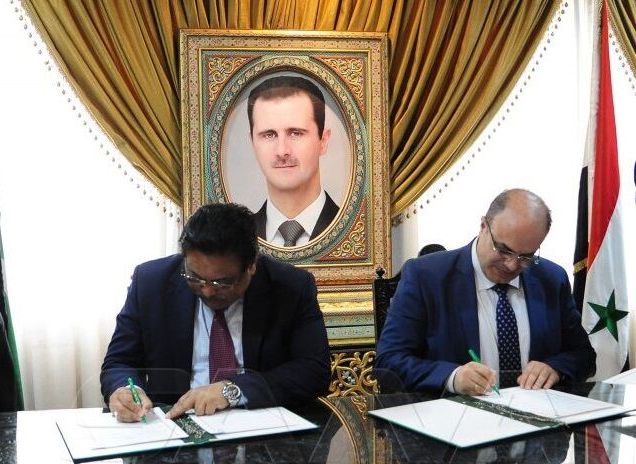 "سوريا وباكستان" توقعان اتفاقية تعاون بالمجال الثقافي التربوي