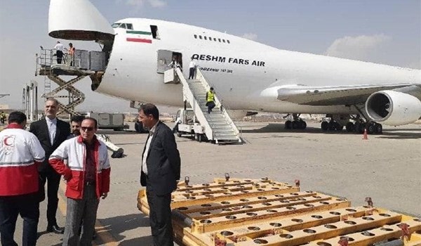 وصول شحنة جديدة من المساعدات الايرانية الى افغانستان 