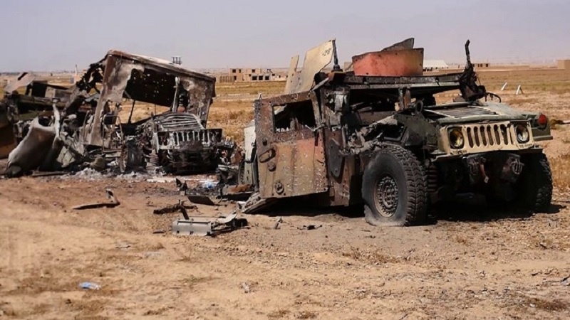 Irak'ın merkezinde ABD Terör Ordusu lojistik konvoyuna saldırı