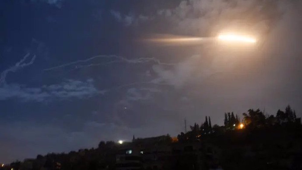 Syrian air defenses intercepted several Israeli missile aggressions  on Homs
