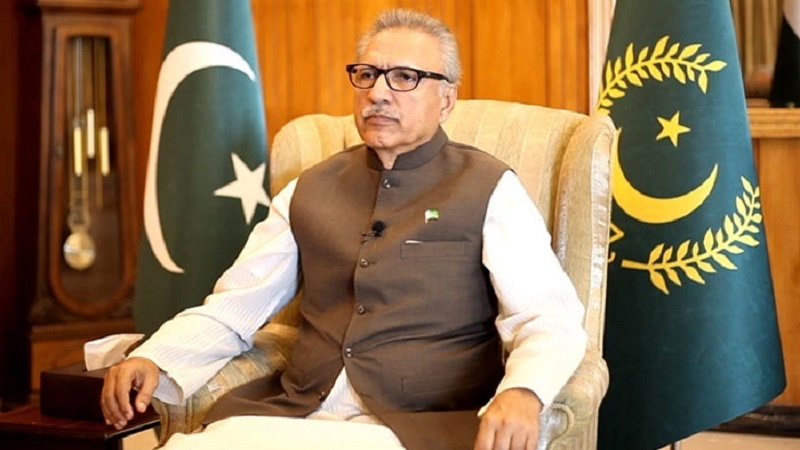 پاکستان شام کے ساتھ تعلقات کے فروغ پر دلچسپی رکھتا ہے: عارف علوی