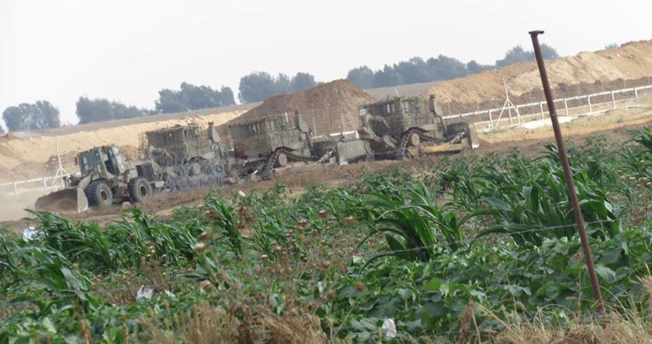 Israeli occupation army carries out limited border incursion into Gaza