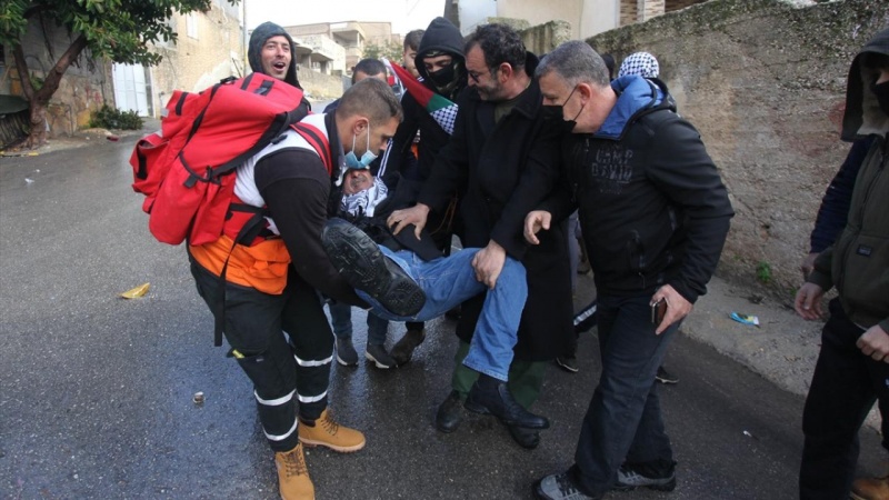 صیہونی فوجیوں کا حملہ، 63 فلسطینی زخمی