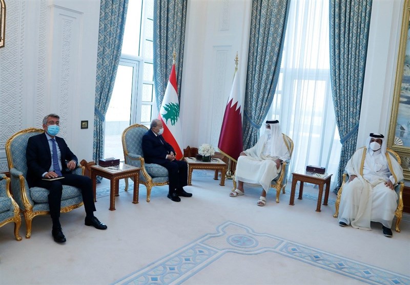 ‏رئيس لبنان يشكر أمير قطر على دعم بلاده... ويوجه له دعوة