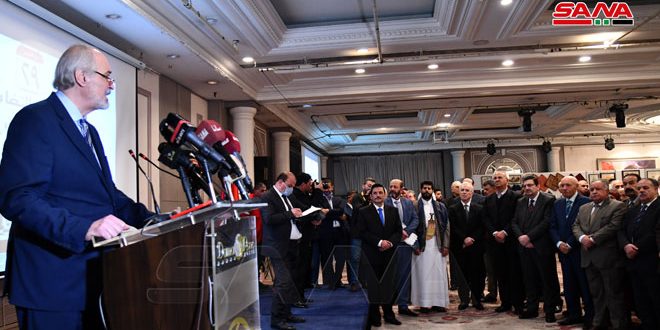 Syria supports Palestinian people’s right to self- determination: Al-Jaafari