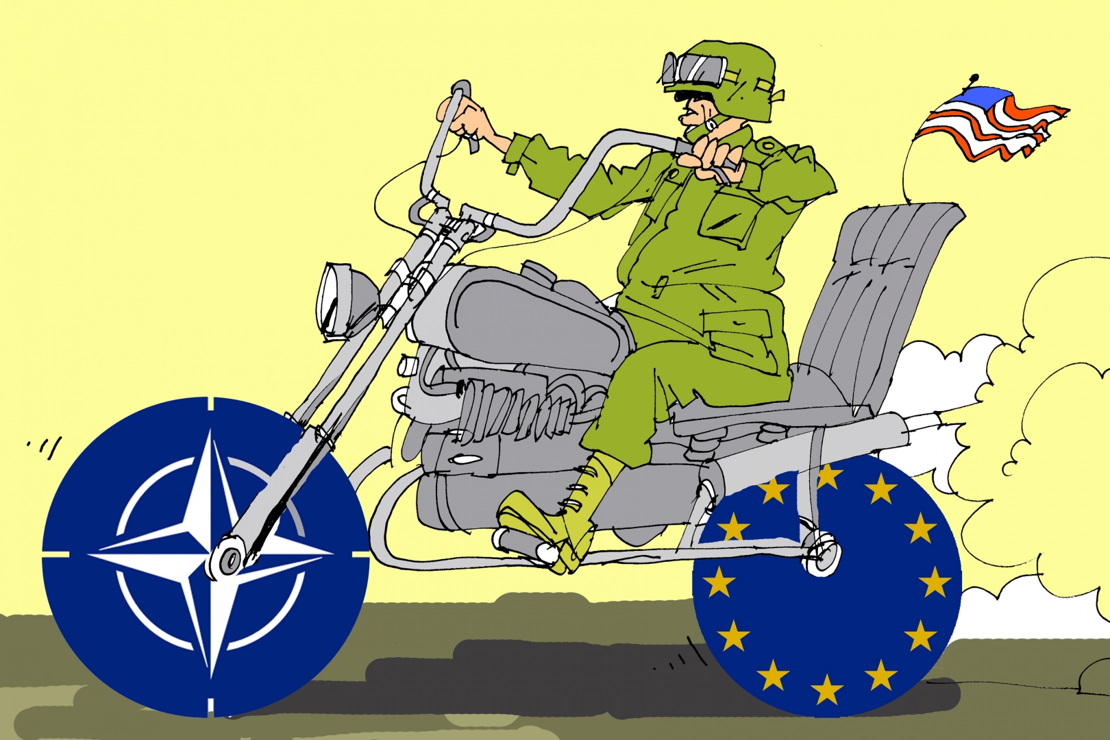 Роль ЕС и НАТО для Америки