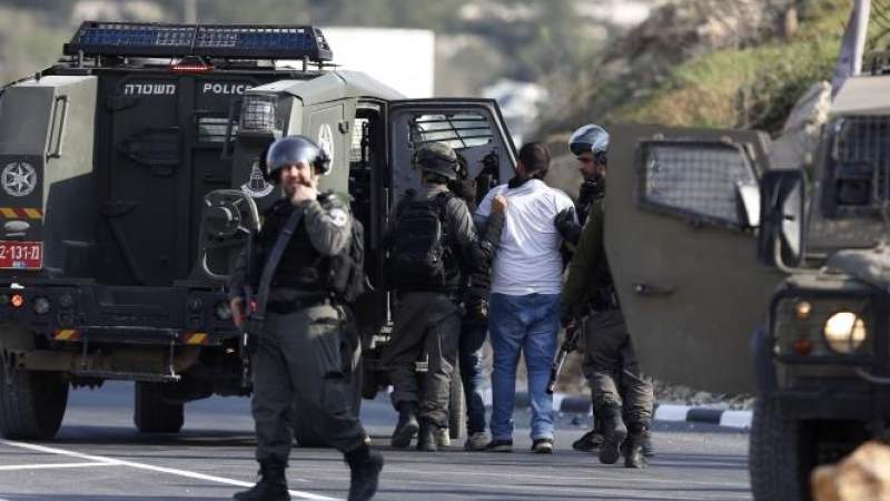  Zionist occupation forces arrest 15 Palestinians in occupied West Bank, al-Quds