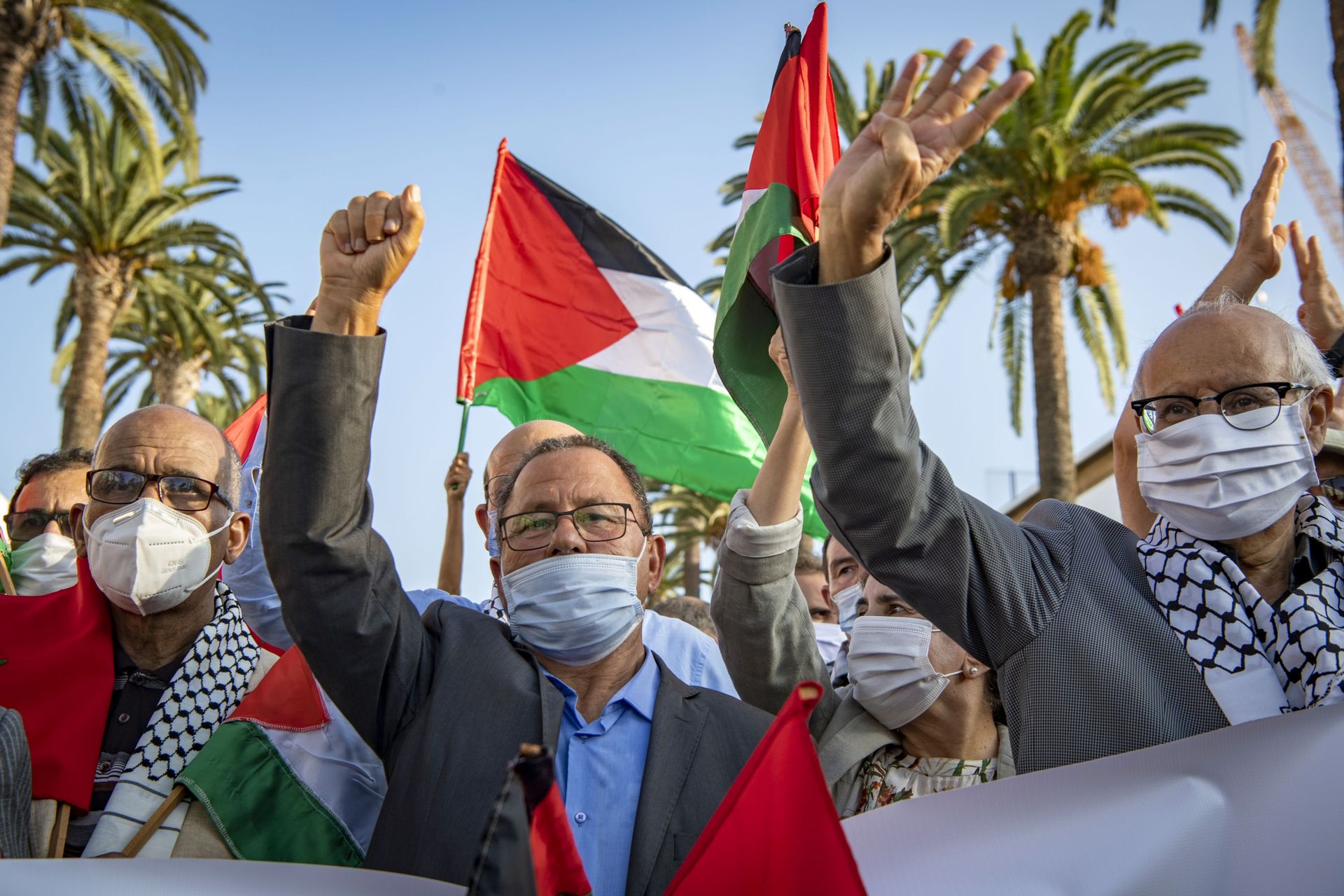 An Yi Zanga zangar Kin Jinin Alakar Isra’ila Da Morocco A Rabat