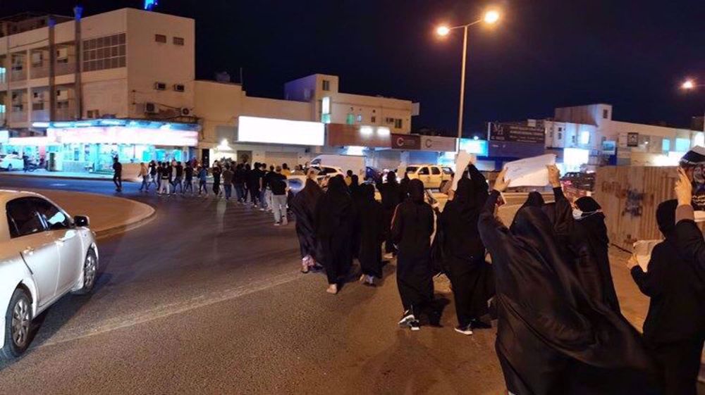 Bahraini people protest arbitrary detentions, demand political prisoners’ release