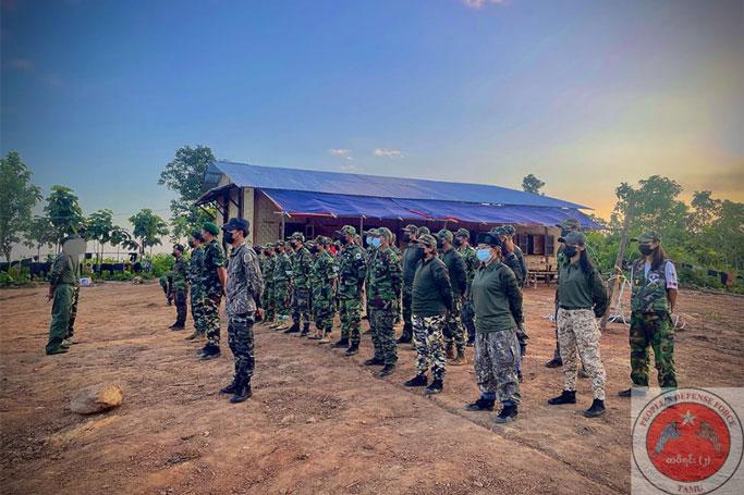   တမူး ကာကြယ္ေရးတပ္ဖြဲ႕၏ မိုင္းႏွင့္ ေထာင္ေခ်ာက္ သင္တန္း ပထမအႀကိမ္ သင္တန္းဆင္း