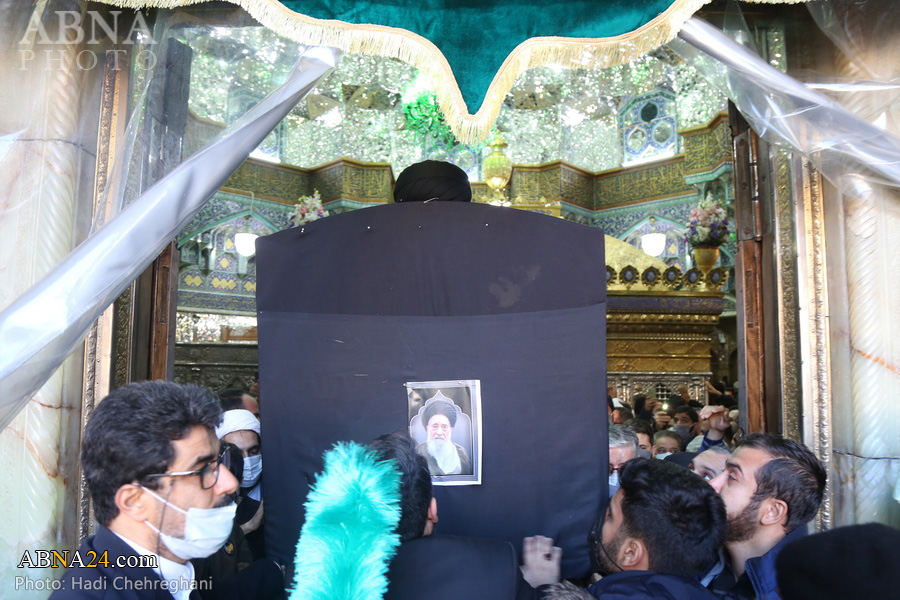 تقرير مصور/ تشييع جثمان آية الله السيد رضي الشيرازي في قم  