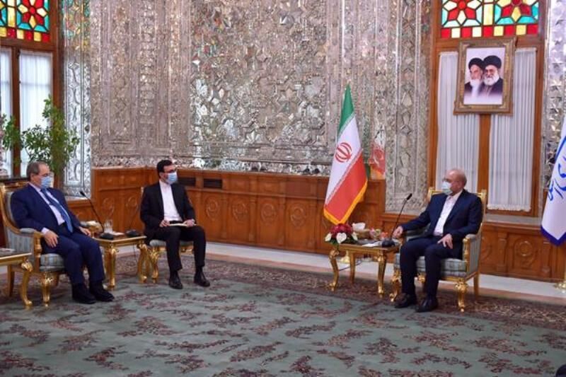 Parliament speaker urges support for Iranian, Syrian private sectors