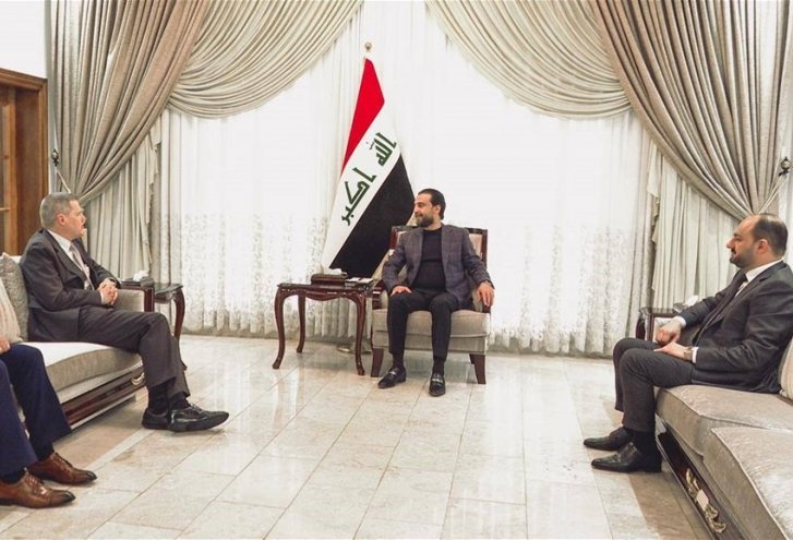 الحلبوسي يبحث مع السفير الأميركي انهاء الدور القتالي للقوات الاجنبية في العراق