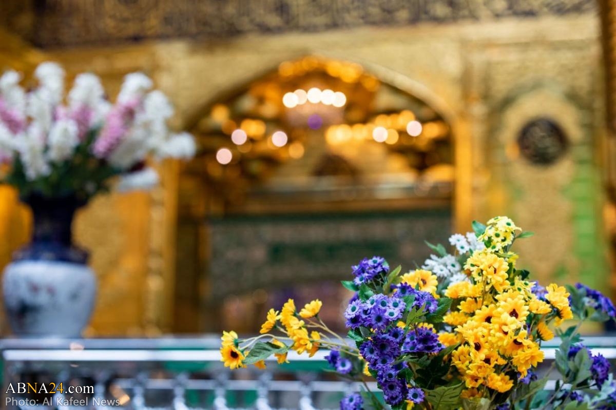 Al-Abbas holy shrine decorated with joy on birth anniversary of his sister Lady Zainab (+Photos)