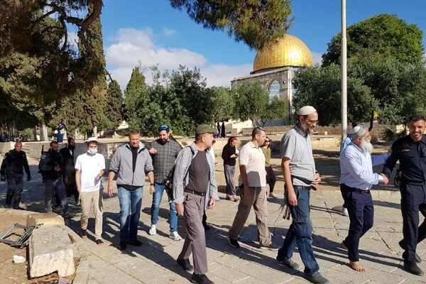 فول پروف سیکیورٹی میں مسجد الاقصیٰ کی توہین