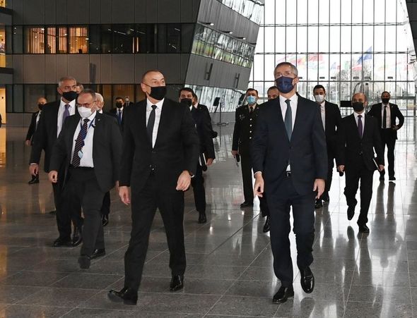 Брүсселдә Илһам илә ишғалчы НАТО-нун баш катиби Јенс Столтенберг етираф етдиләр... – Фото