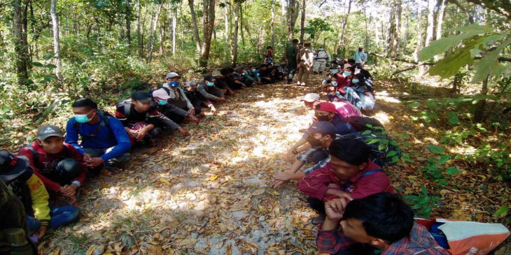 ခ်င္းမိုင္တြင္ စစ္ေဆးေရးေရွာင္ၿပီး ေတာထဲထြက္ေျပးသည့္ တရားမဝင္လုပ္သား ၇၈ ဦး အဖမ္းခံရ