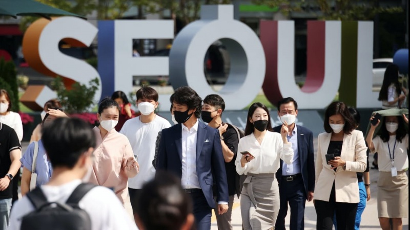 韓国のコロナ、新規感染７６２２人　重症者がまた最多更新