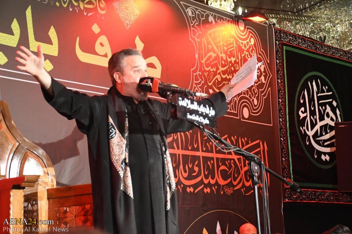 Maqam of Imam Mahdi in Karbala hosts mourning gathering commemorating martyrdom of lady Fatima (+Photos)