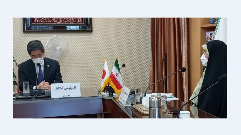 駐イラン日本大使が、イランの女性・家族問題担当副大統領と会談
