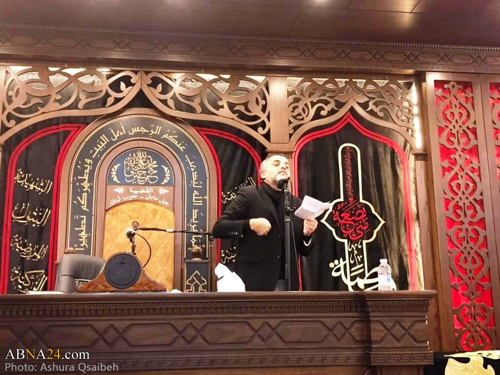 تقرير مصور/ مجلس عزاء في مدينة "النبطية" اللبنانية بمناسبة استشهاد السيدة "فاطمة الزهراء" (ع)