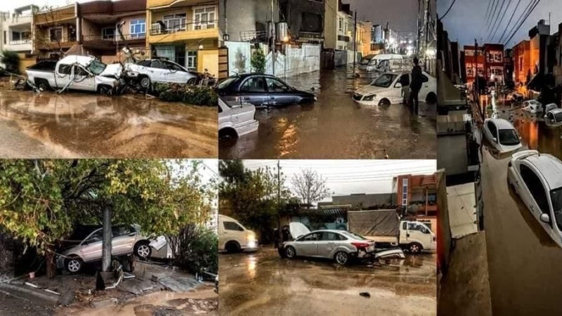 قه‌باره‌ی زیانه‌کانی لافاوه‌که‌ی هه‌ولێر ئاشکرا کرا ، جەژنی سەری ساڵیش لەو شارە بەڕێوە ناچێت
