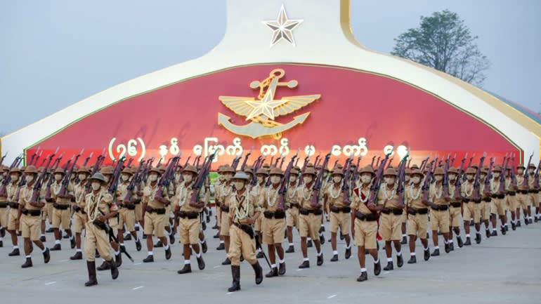  ျမန္မာ စစ္သားမ်ားအား သင္တန္းေပးမႈ ရပ္တန႔္ရန္ ဂ်ပန္ကို Human Rights Watch တိုက္တြန္း