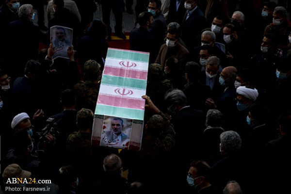 تصویری رپورٹ/ یمن میں ایران کے سفیر شہید "حسن ایرلو" کا تہران میں تشییع جنازہ