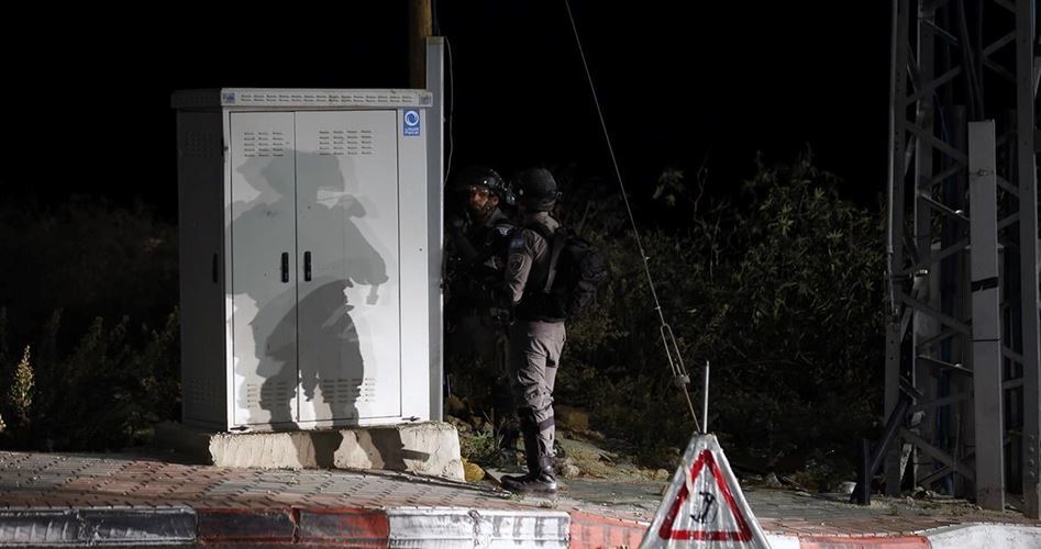 Israeli occupation forces broke into 403 Palestinian homes last month