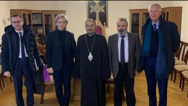 Франсанын ҝәләҹәк президенти Гарабаға ҝәлди